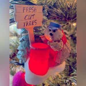 Hallmark Keepsake Flickering Lights Busy Beaver